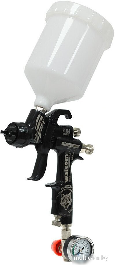 Краскопульт Walcom Slim Kombat S HALO/HTE Nero Edition 803013NE