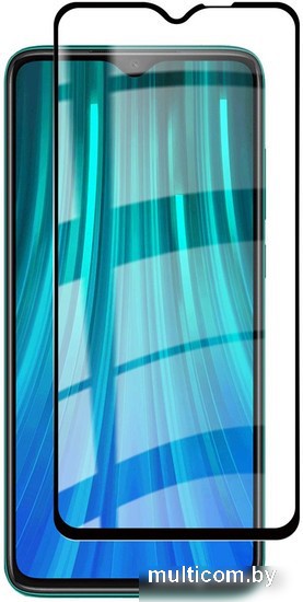 Защитное стекло Case Full Glue для Vivo Y19 (черный глянец)