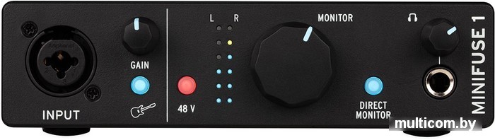 Аудиоинтерфейс Arturia MiniFuse 1 (черный)