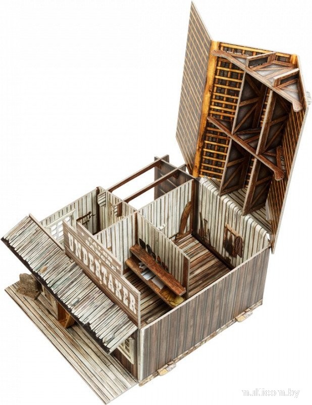 Сборная модель Умная Бумага Кладбище 4627081555142