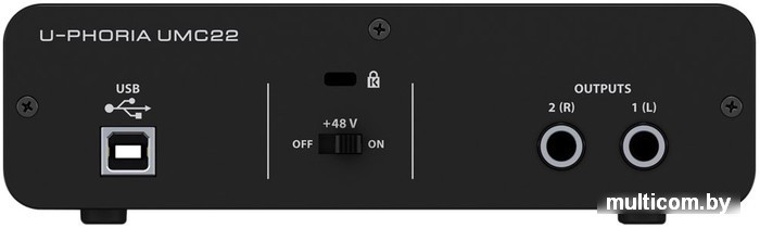 Аудиоинтерфейс BEHRINGER U-Phoria UMC22