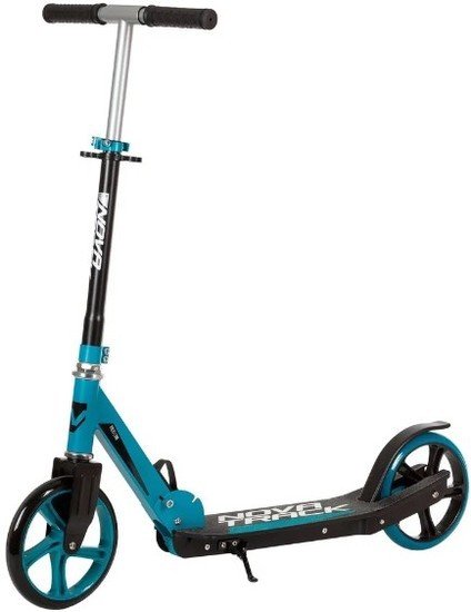 Двухколесный подростковый самокат Novatrack Polis 200P.POLIS.GN22 (синий/зеленый)