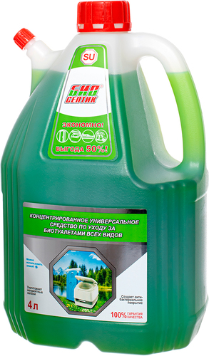 Жидкость для биотуалетов Биосептик SU Концентрированное универсальное средство по уходу за биотуалетами всех видов