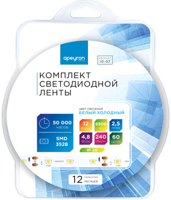 Светодиодная лента Apeyron 10-10