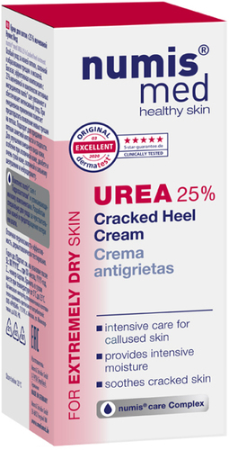 Numis med Крем против трещин на пятках с 25% мочевиной для очень сухой кожи 50 мл