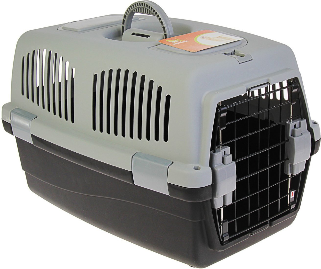 Переноска Sima-Land 3262765 (серый/черный)