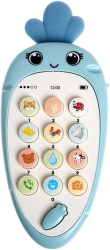 Музыкальная игрушка Zabiaka Крошка-Моркошка 5148883 (синий)