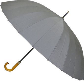 Зонт-трость Ame Yoke L65-24CH (серый)