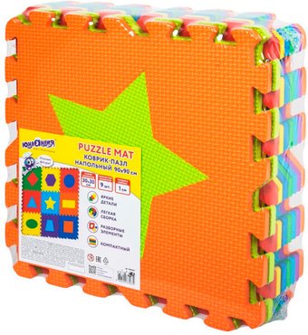 Коврик-пазл Юнландия Фигуры 664664