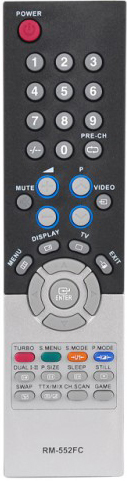 Пульт ДУ Huayu RM-552FC для Samsung universal