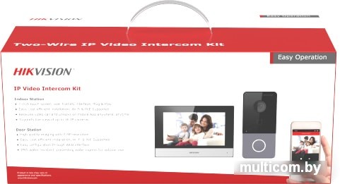 Комплект видеодомофона Hikvision DS-KIS603-P