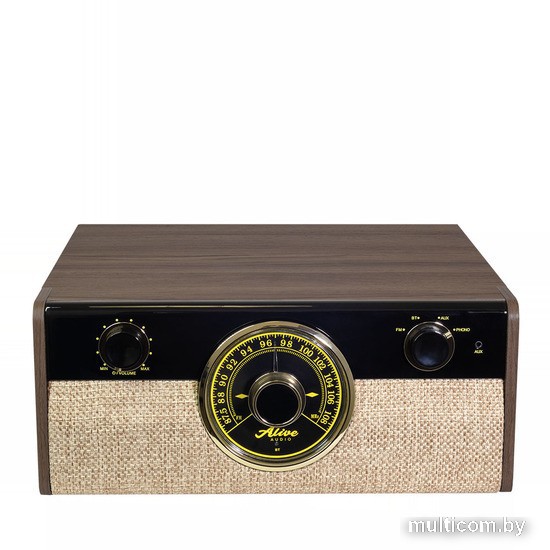 Виниловый проигрыватель Alive Audio Fusion Dark Wood