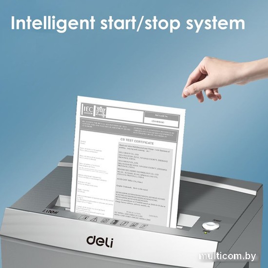 Шредер Deli ET096