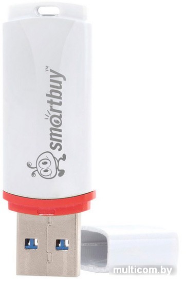 USB Flash Smart Buy Crown White 16GB (SB16GBCRW-W)