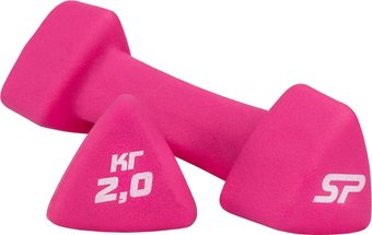 Набор гантелей Espado ES1118PK (2кг, розовый)
