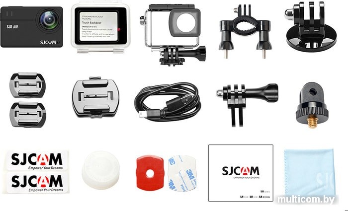 Экшен-камера SJCAM SJ8 Pro Full Set box (черный)