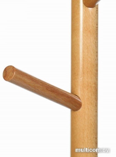 Вешалка для одежды Brabix Cr-1906 606440 (белый-бук)