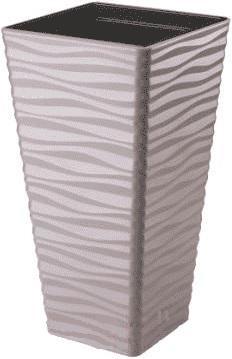 Кашпо Form-Plastic Sahara Dunes slim 3960-051 (серо-бежевый)