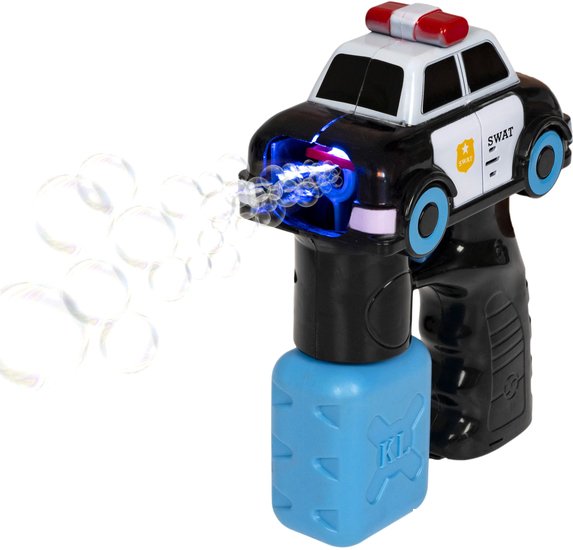 Пистолет для создания мыльных пузырей Bondibon Наше Лето. Полицейская машина ВВ5420