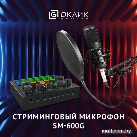 Проводной микрофон Oklick SM-600G