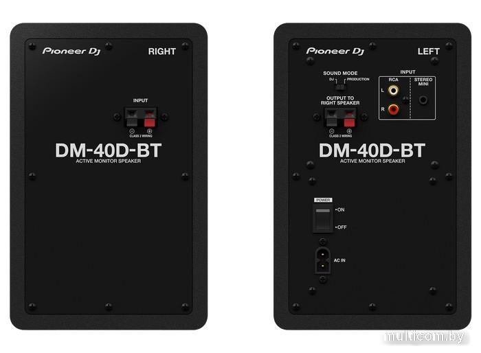 Монитор ближнего поля Pioneer DM-40D-BT (черный)