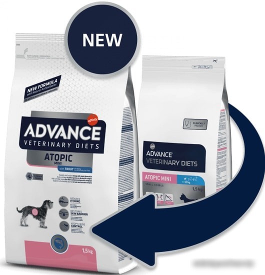 Сухой корм для собак Advance Atopic Mini 1.5 кг