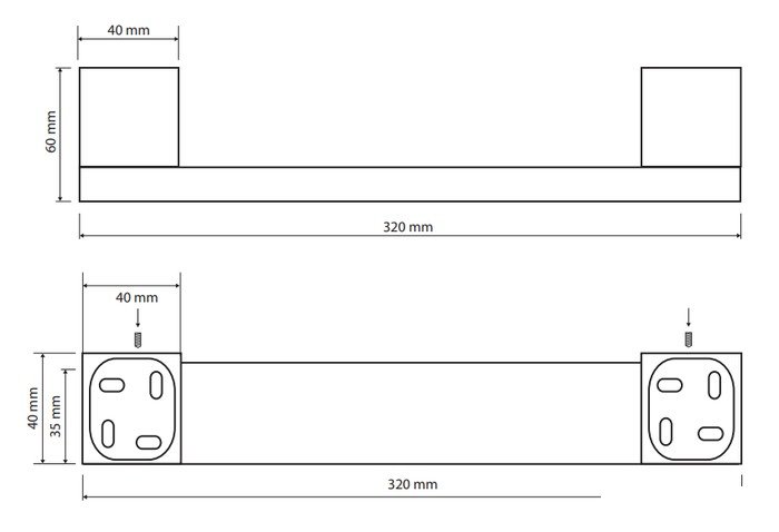 Поручень Bemeta Via 135007072