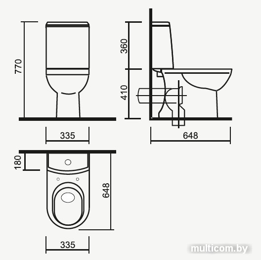 Унитаз Sanita Luxe Next SL DM NXTSLCC01040622