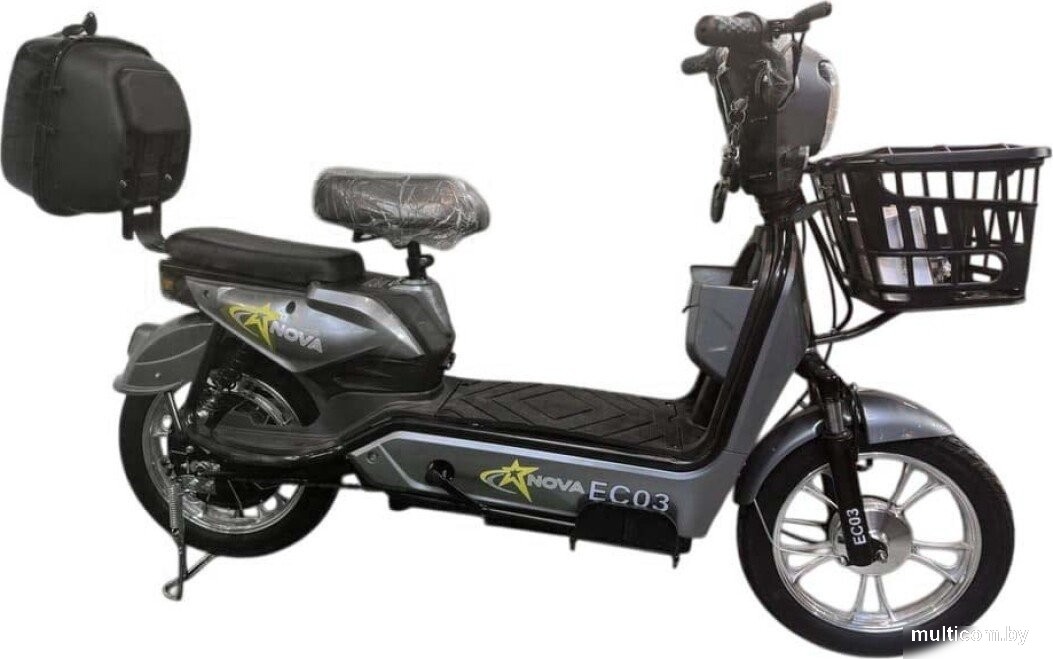 Электроскутер NOVA EC03 (серый, без цепи)