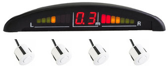 Парковочный радар Interpower IP-416 (белый)