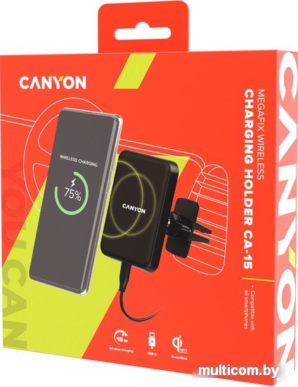 Держатель для смартфона Canyon CNE-CCA15B