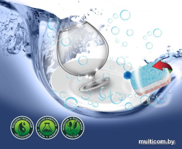 Таблетки для посудомоечной машины Master Fresh 9в1 в растворимой оболочке (60 шт)