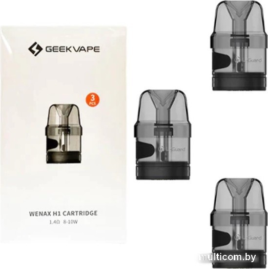 Набор картриджей Geekvape для Wenax H1 1.4 Ом (2.5мл, 3шт)