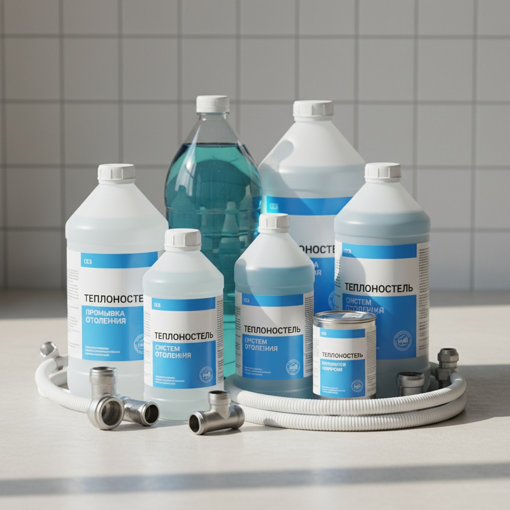 Теплоносители и промывка систем отопления