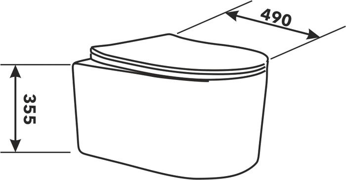 Унитаз AV Engineering Art AVWHR204 (белый)