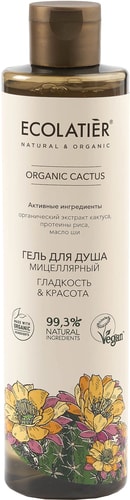 Косметика по уходу за телом Ecolatier Гель для душа Green Cactus Гладкость и Красота 350 мл