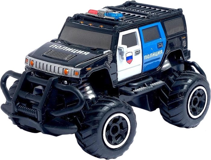 Автомодель Автоград Джип Полиция 5218591 (черный)