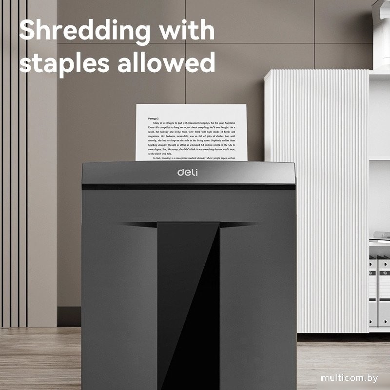 Шредер Deli ET098