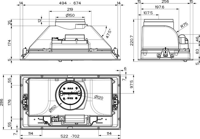 Кухонная вытяжка Faber Inka Smart HC X A52 305.0599.307