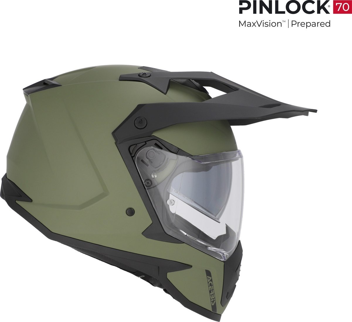 Мотошлем Acerbis Assault 0026643.582.066 (L, армейский зеленый)