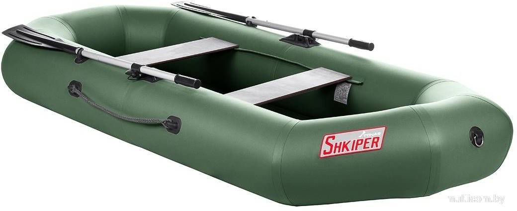 Гребная лодка Тонар Шкипер 280 (зеленый)