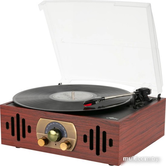 Виниловый проигрыватель Alive Audio Quattro Wood