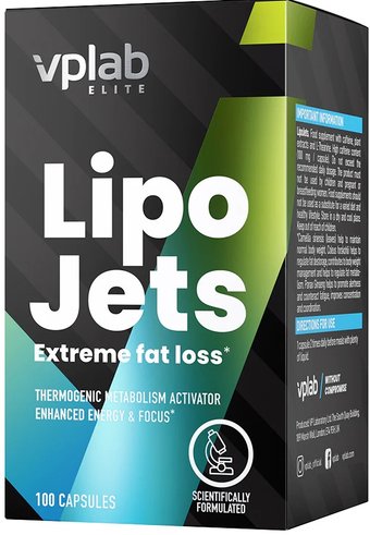 Термогеник Vplab LipoJets (100 капсул)