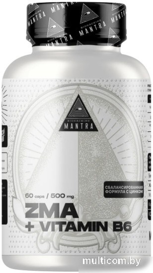 Витамины, минералы Biohacking Mantra ZMA+B6 CAPS020 (90 капсул)