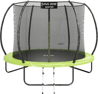 Батут Atlas Sport 252 см - 8ft Master (с лестницей, зеленый)