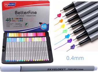 Набор линеров SkyGlory SG-860-48СВ (48 цветов)
