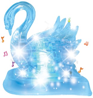 Головоломка Bondibon Магия кристаллов Лебедь