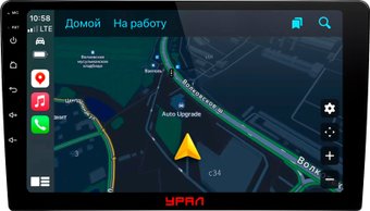 USB-магнитола Урал АМС Шторм 92