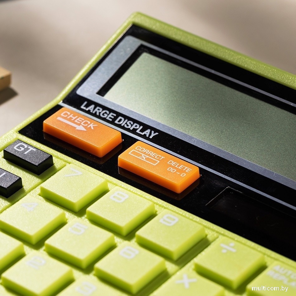 Бухгалтерский калькулятор Deli 39231F (салатовый)