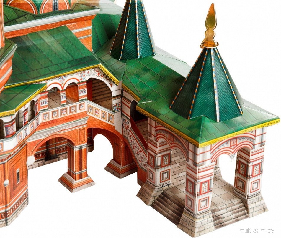 Сборная модель Умная Бумага Собор Василия Блаженного 4627081550017